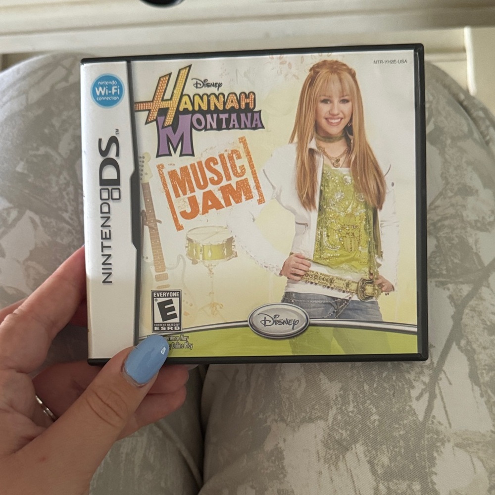 Disney Hannah Montana Music Jam Nintendo DS Game - Yellow and White
